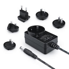 24V1A interchangeable plugs ac dc power adapter